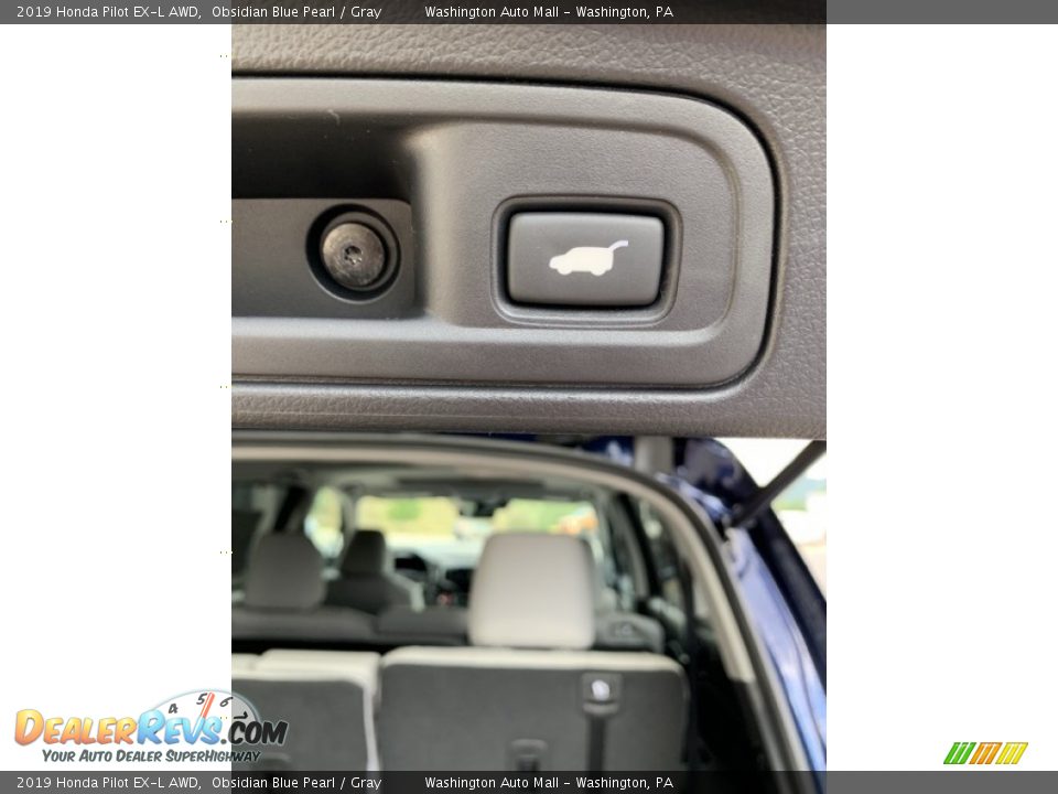 2019 Honda Pilot EX-L AWD Obsidian Blue Pearl / Gray Photo #24