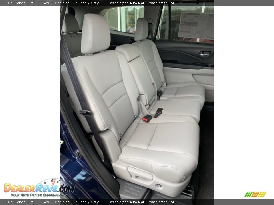 2019 Honda Pilot EX-L AWD Obsidian Blue Pearl / Gray Photo #27