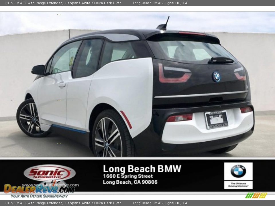 2019 BMW i3 with Range Extender Capparis White / Deka Dark Cloth Photo #3