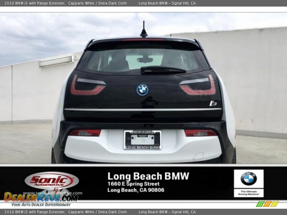 2019 BMW i3 with Range Extender Capparis White / Deka Dark Cloth Photo #4