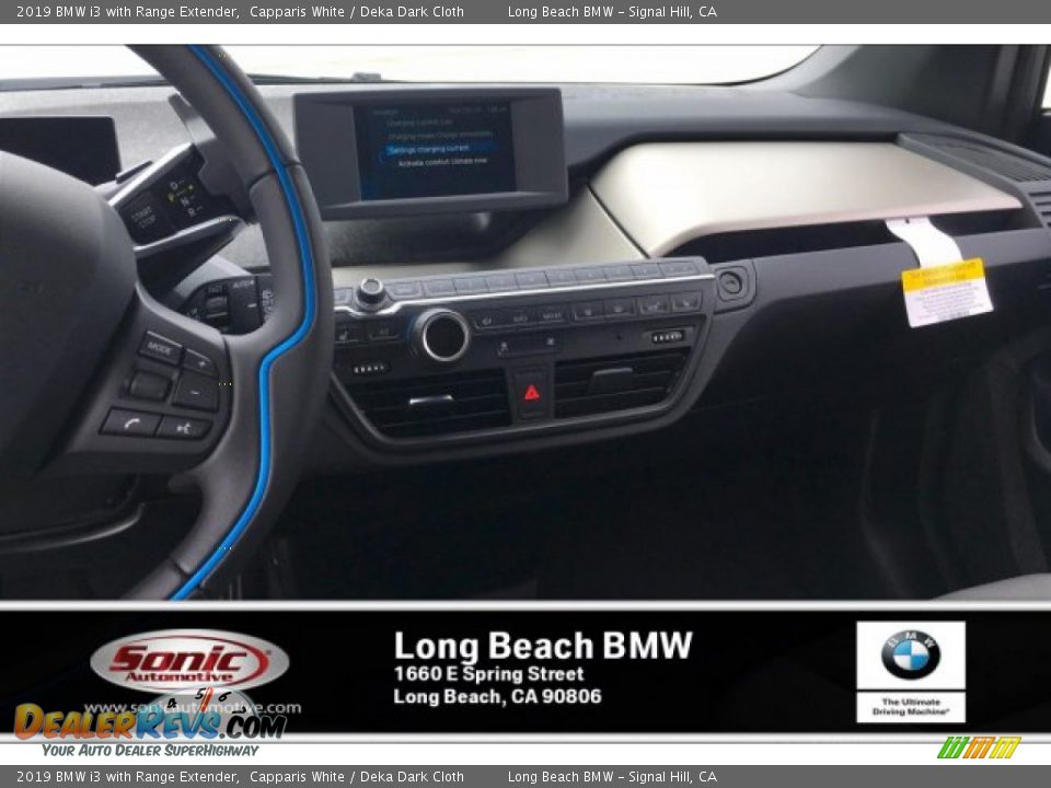 2019 BMW i3 with Range Extender Capparis White / Deka Dark Cloth Photo #5