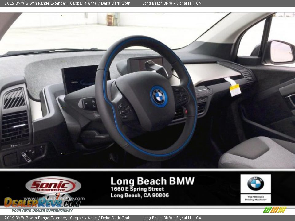 2019 BMW i3 with Range Extender Capparis White / Deka Dark Cloth Photo #6
