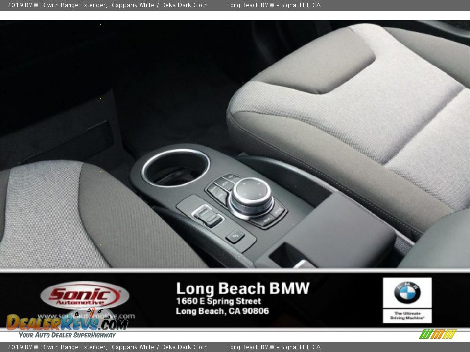 2019 BMW i3 with Range Extender Capparis White / Deka Dark Cloth Photo #7