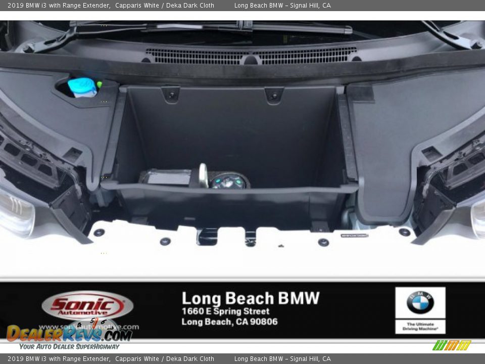 2019 BMW i3 with Range Extender Capparis White / Deka Dark Cloth Photo #8