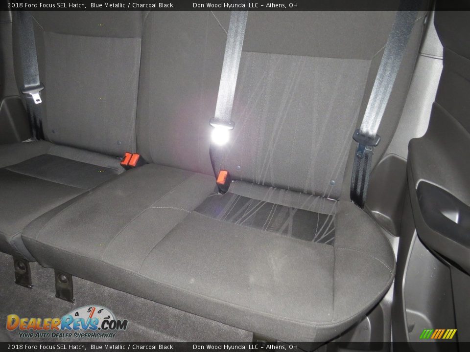 2018 Ford Focus SEL Hatch Blue Metallic / Charcoal Black Photo #20