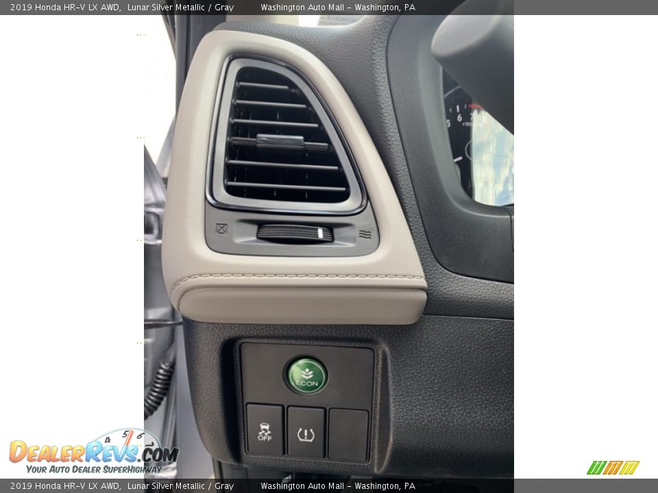 2019 Honda HR-V LX AWD Lunar Silver Metallic / Gray Photo #12
