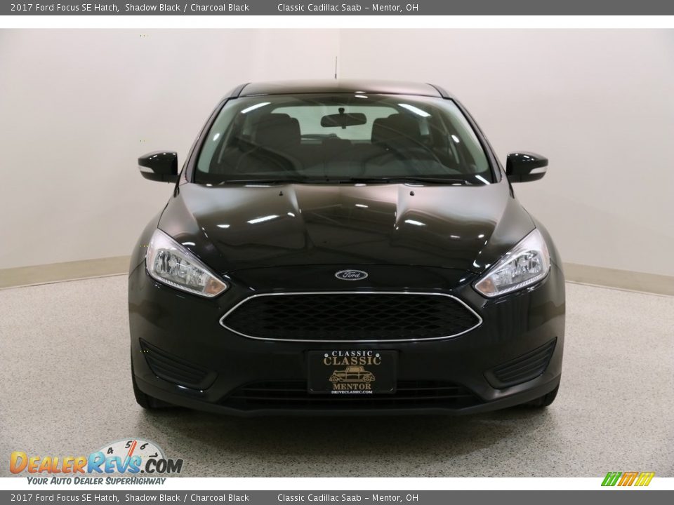 2017 Ford Focus SE Hatch Shadow Black / Charcoal Black Photo #2