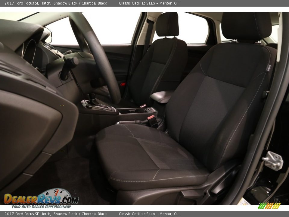 2017 Ford Focus SE Hatch Shadow Black / Charcoal Black Photo #5