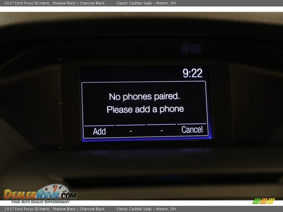 2017 Ford Focus SE Hatch Shadow Black / Charcoal Black Photo #11