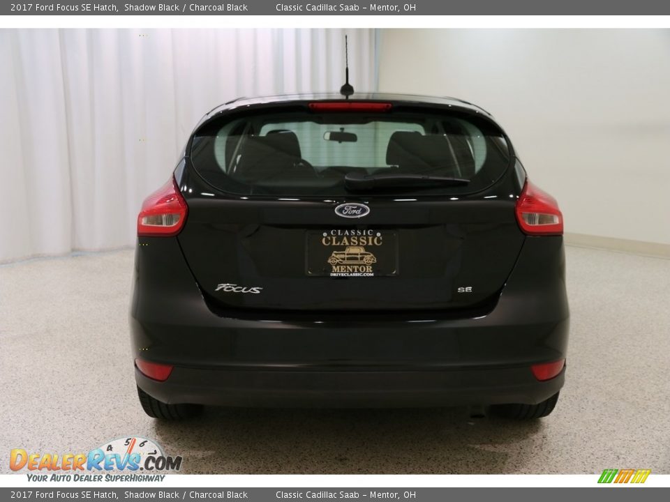 2017 Ford Focus SE Hatch Shadow Black / Charcoal Black Photo #16