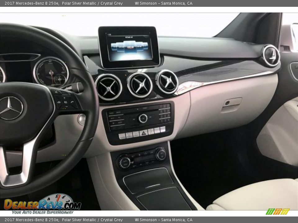 2017 Mercedes-Benz B 250e Polar Silver Metallic / Crystal Grey Photo #5