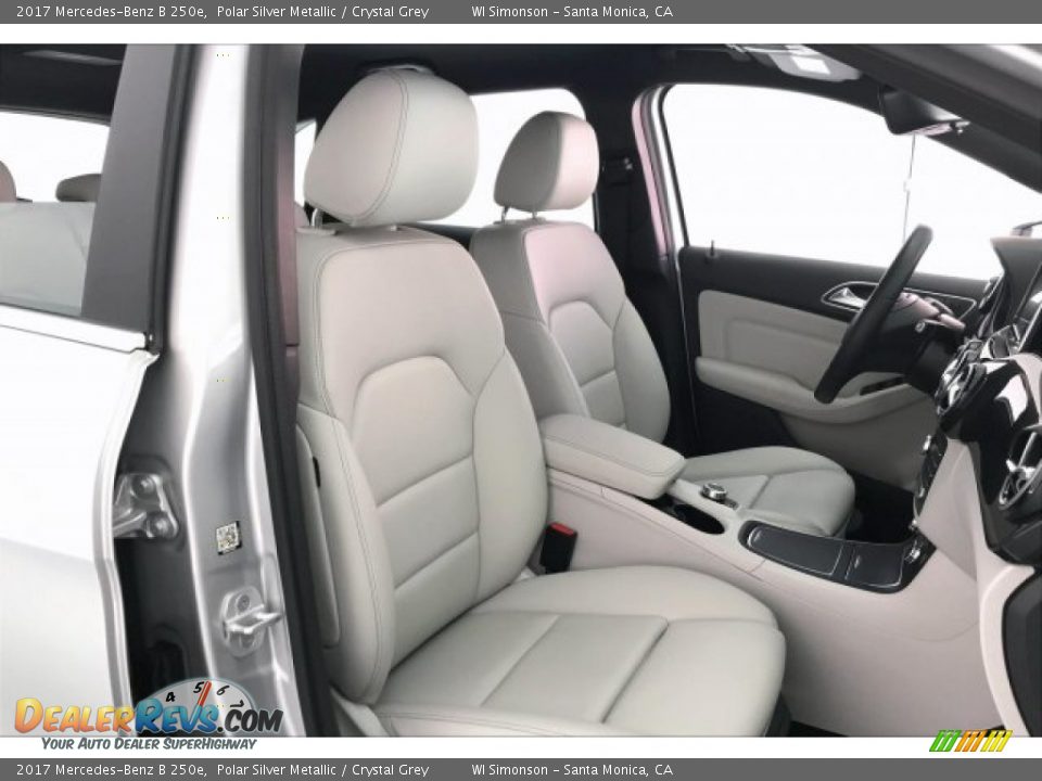 2017 Mercedes-Benz B 250e Polar Silver Metallic / Crystal Grey Photo #6