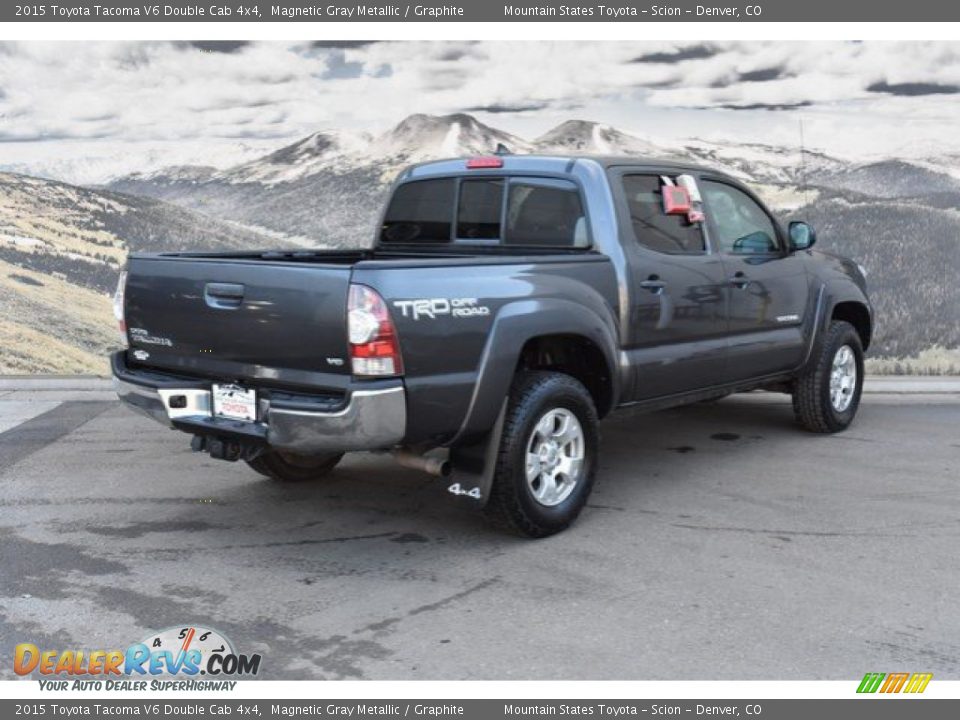 2015 Toyota Tacoma V6 Double Cab 4x4 Magnetic Gray Metallic / Graphite Photo #3