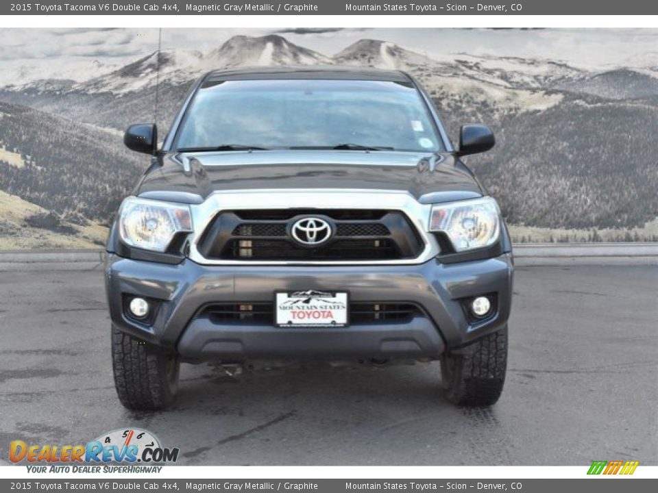 2015 Toyota Tacoma V6 Double Cab 4x4 Magnetic Gray Metallic / Graphite Photo #4