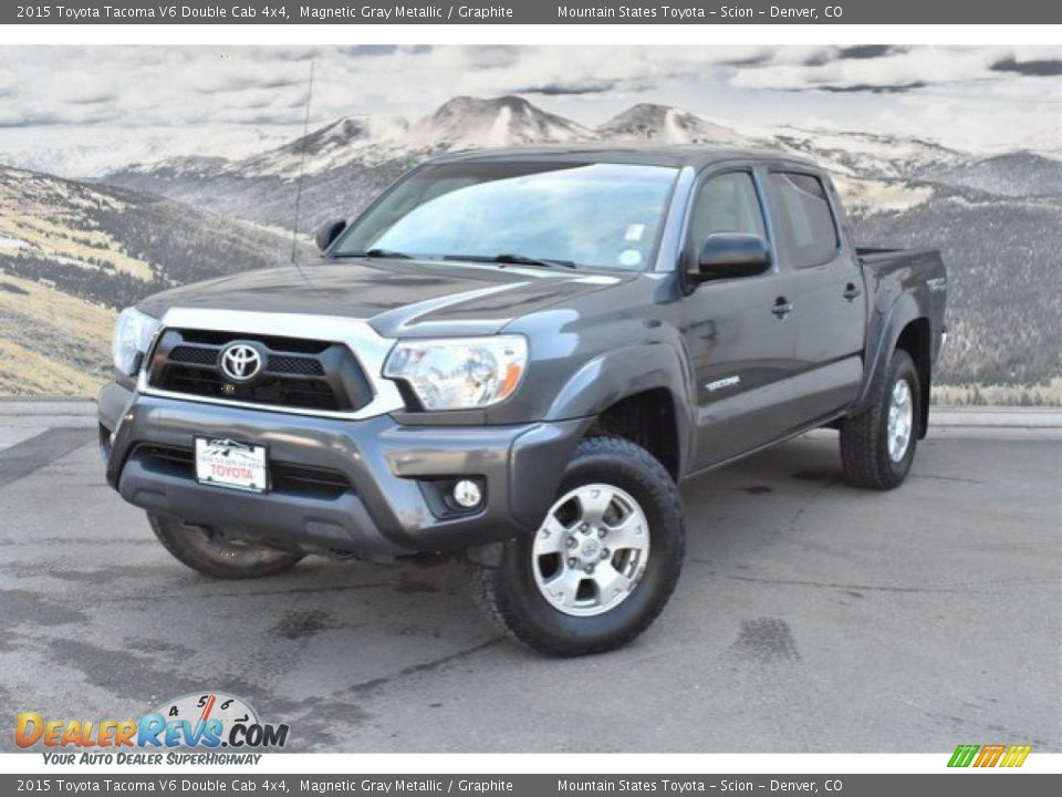 2015 Toyota Tacoma V6 Double Cab 4x4 Magnetic Gray Metallic / Graphite Photo #5