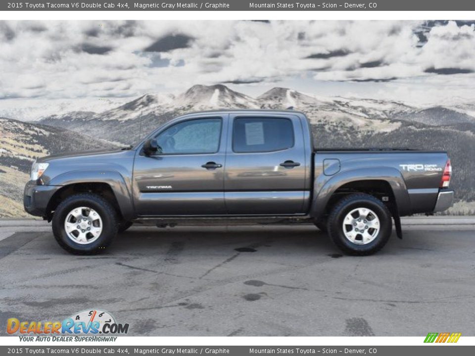 2015 Toyota Tacoma V6 Double Cab 4x4 Magnetic Gray Metallic / Graphite Photo #6