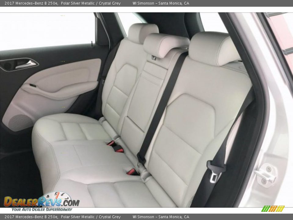 2017 Mercedes-Benz B 250e Polar Silver Metallic / Crystal Grey Photo #15