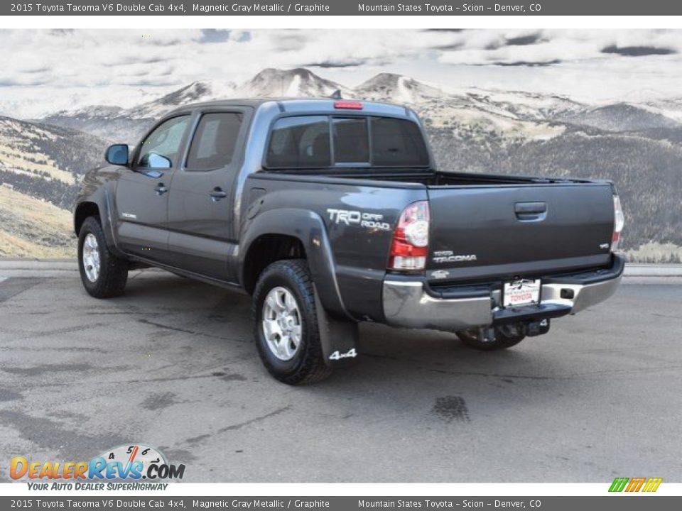 2015 Toyota Tacoma V6 Double Cab 4x4 Magnetic Gray Metallic / Graphite Photo #7