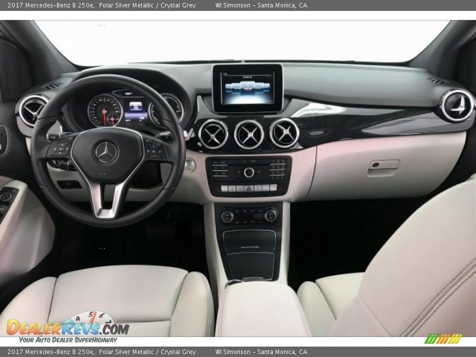 2017 Mercedes-Benz B 250e Polar Silver Metallic / Crystal Grey Photo #17