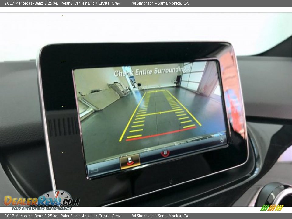 2017 Mercedes-Benz B 250e Polar Silver Metallic / Crystal Grey Photo #21