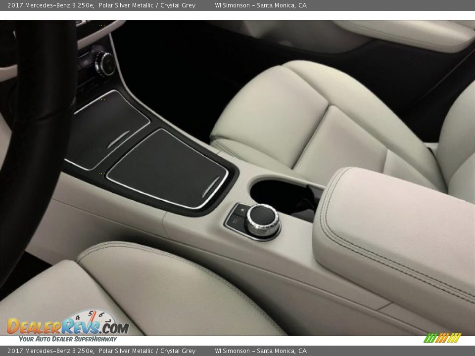2017 Mercedes-Benz B 250e Polar Silver Metallic / Crystal Grey Photo #23