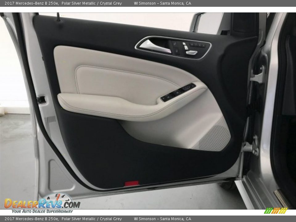 2017 Mercedes-Benz B 250e Polar Silver Metallic / Crystal Grey Photo #25