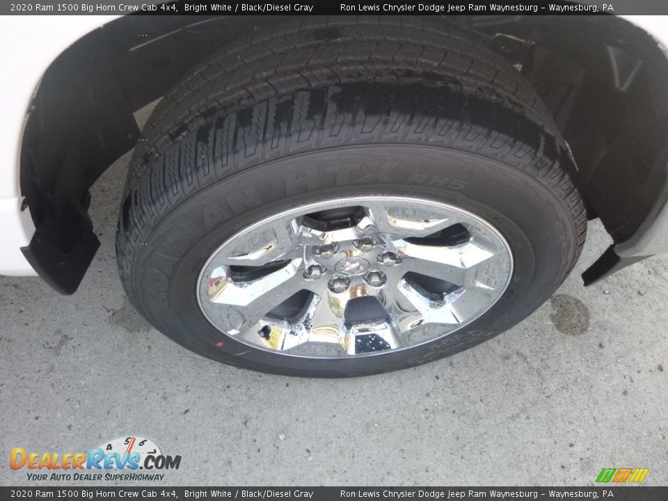 2020 Ram 1500 Big Horn Crew Cab 4x4 Bright White / Black/Diesel Gray Photo #8