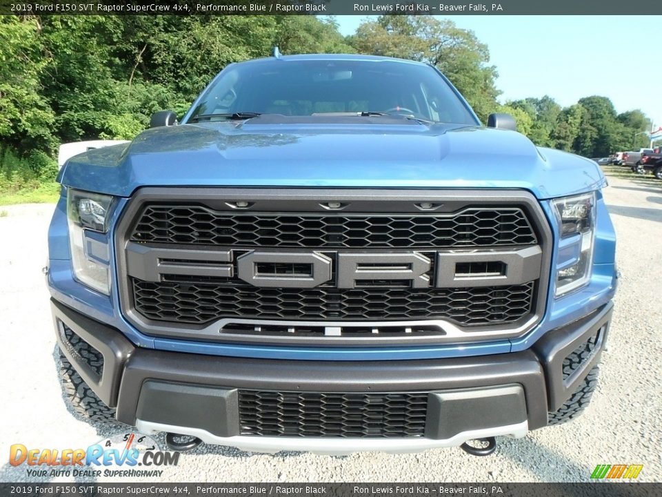 2019 Ford F150 SVT Raptor SuperCrew 4x4 Performance Blue / Raptor Black Photo #7