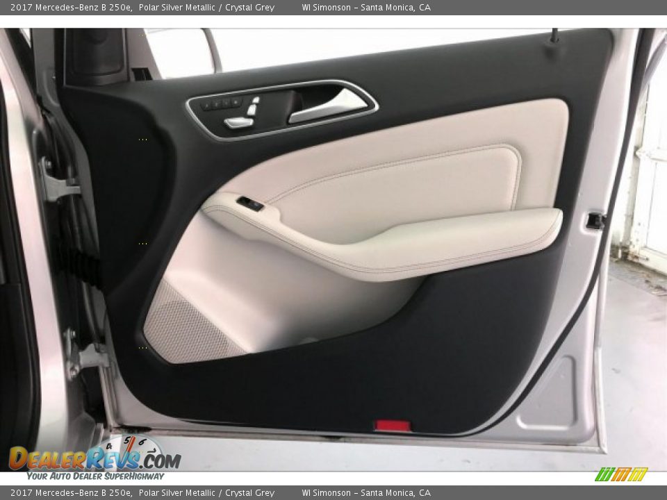 2017 Mercedes-Benz B 250e Polar Silver Metallic / Crystal Grey Photo #29