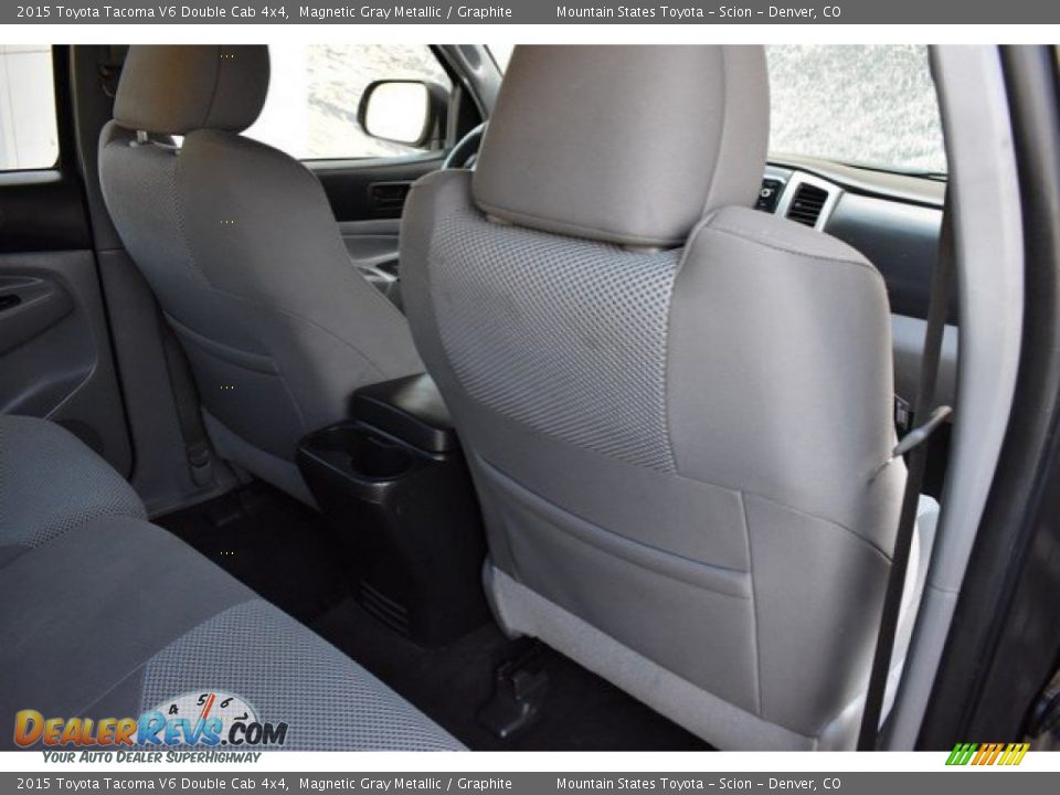 2015 Toyota Tacoma V6 Double Cab 4x4 Magnetic Gray Metallic / Graphite Photo #20