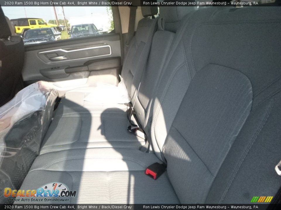 2020 Ram 1500 Big Horn Crew Cab 4x4 Bright White / Black/Diesel Gray Photo #12