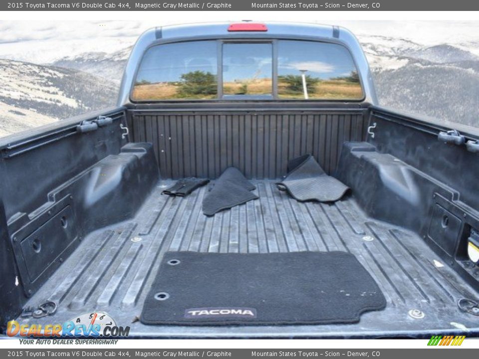 2015 Toyota Tacoma V6 Double Cab 4x4 Magnetic Gray Metallic / Graphite Photo #26