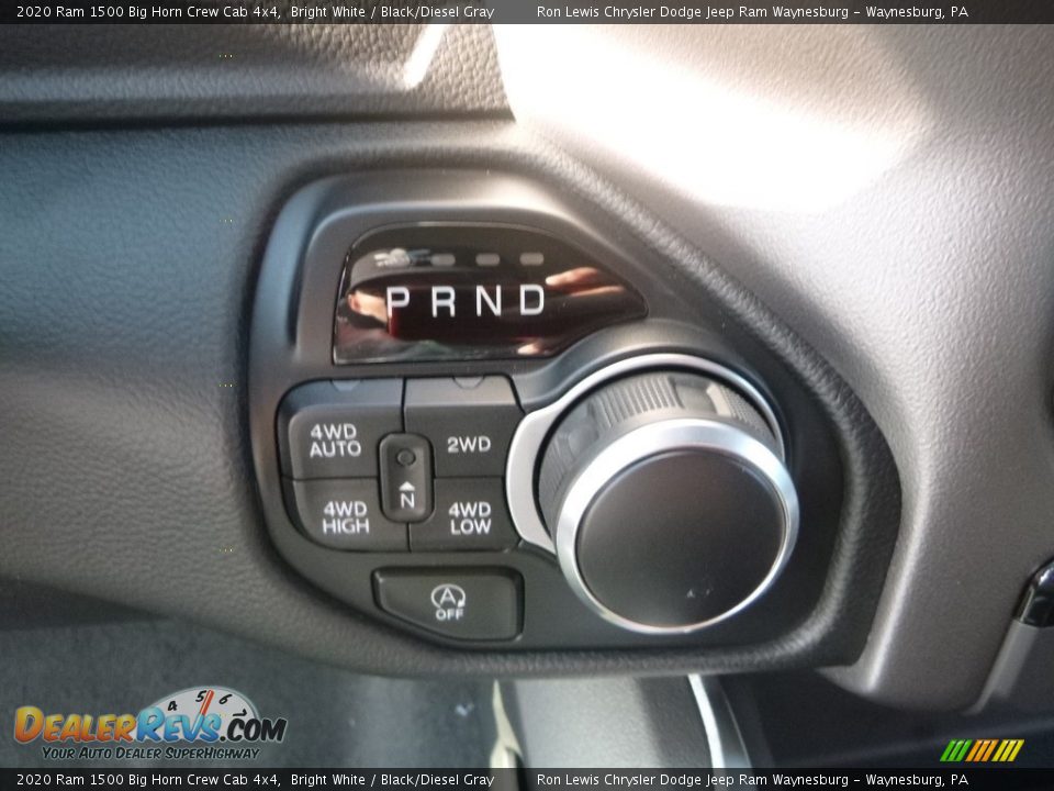 2020 Ram 1500 Big Horn Crew Cab 4x4 Bright White / Black/Diesel Gray Photo #19