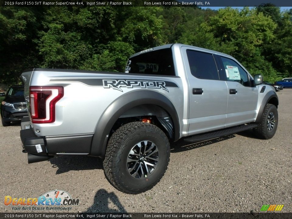 2019 Ford F150 SVT Raptor SuperCrew 4x4 Ingot Silver / Raptor Black Photo #2