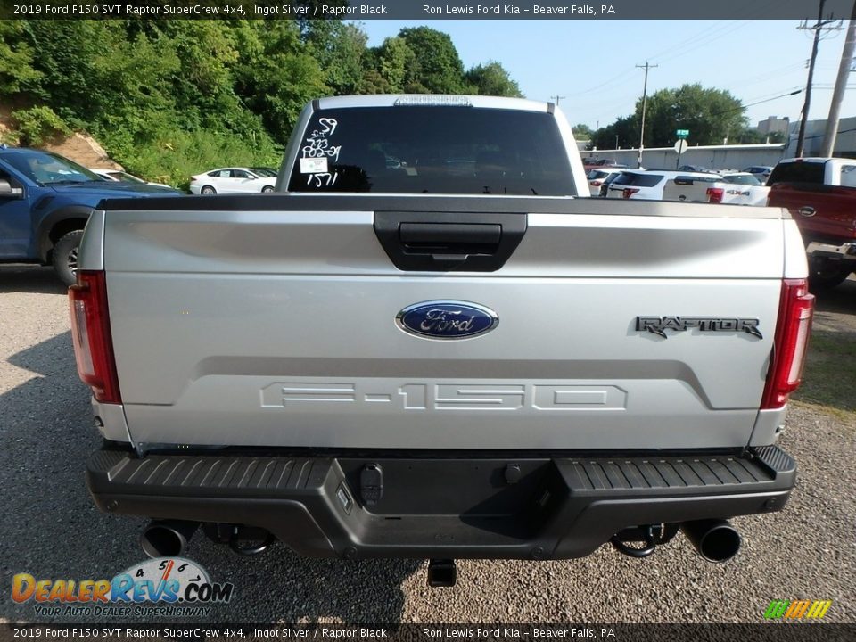 2019 Ford F150 SVT Raptor SuperCrew 4x4 Ingot Silver / Raptor Black Photo #3