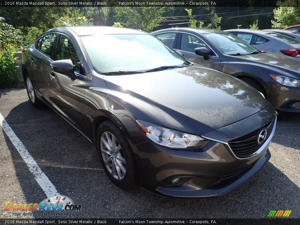 2016 Mazda Mazda6 Sport Sonic Silver Metallic / Black Photo #4