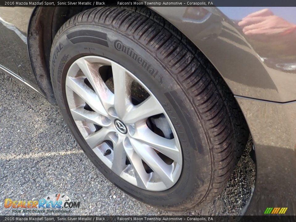 2016 Mazda Mazda6 Sport Sonic Silver Metallic / Black Photo #5