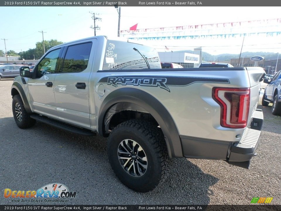 2019 Ford F150 SVT Raptor SuperCrew 4x4 Ingot Silver / Raptor Black Photo #4