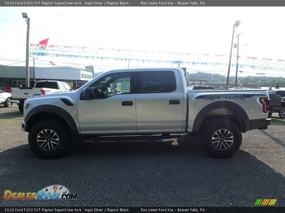 2019 Ford F150 SVT Raptor SuperCrew 4x4 Ingot Silver / Raptor Black Photo #5