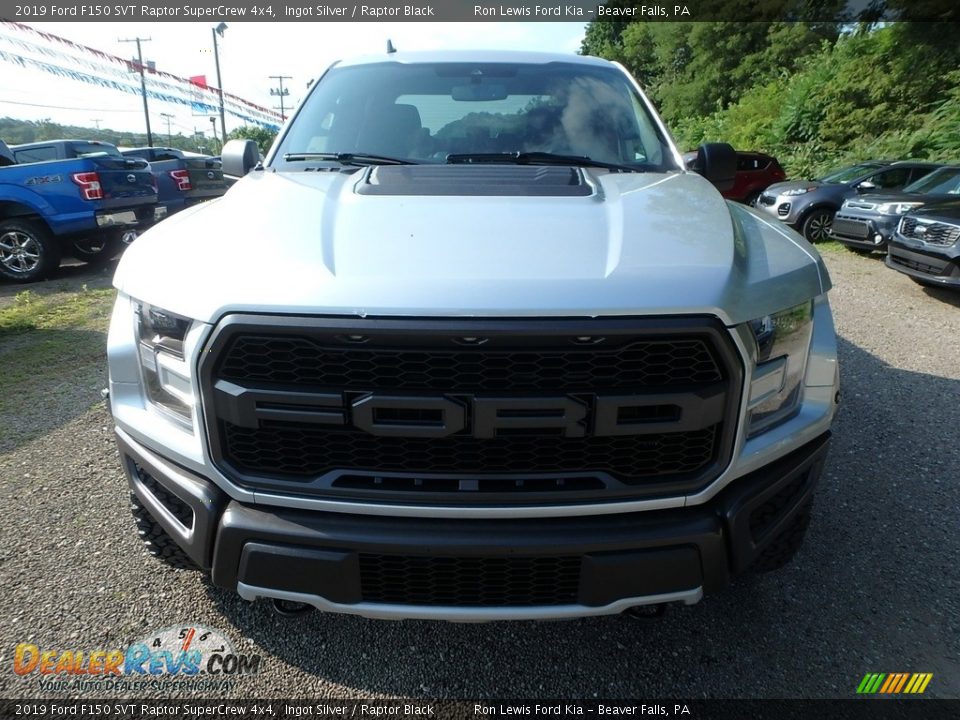 2019 Ford F150 SVT Raptor SuperCrew 4x4 Ingot Silver / Raptor Black Photo #7