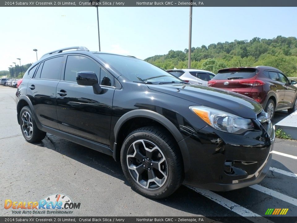 2014 Subaru XV Crosstrek 2.0i Limited Crystal Black Silica / Ivory Photo #4