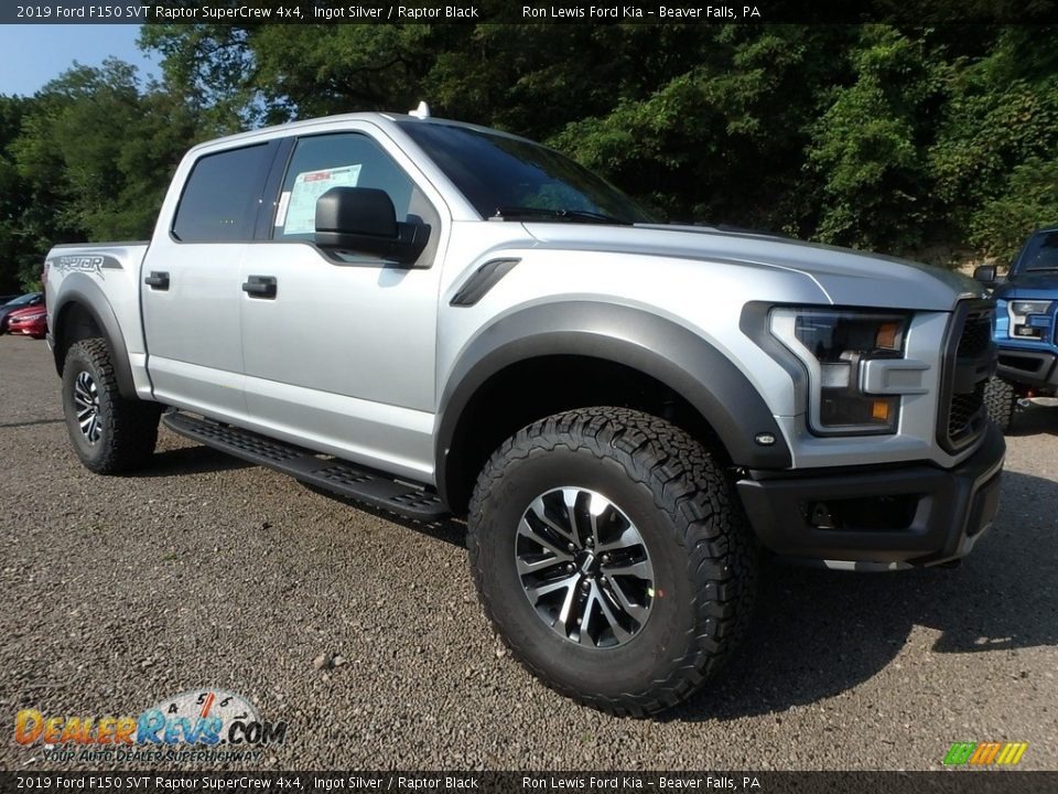 2019 Ford F150 SVT Raptor SuperCrew 4x4 Ingot Silver / Raptor Black Photo #8