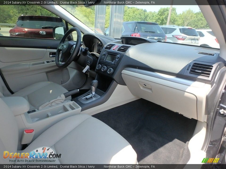 2014 Subaru XV Crosstrek 2.0i Limited Crystal Black Silica / Ivory Photo #6