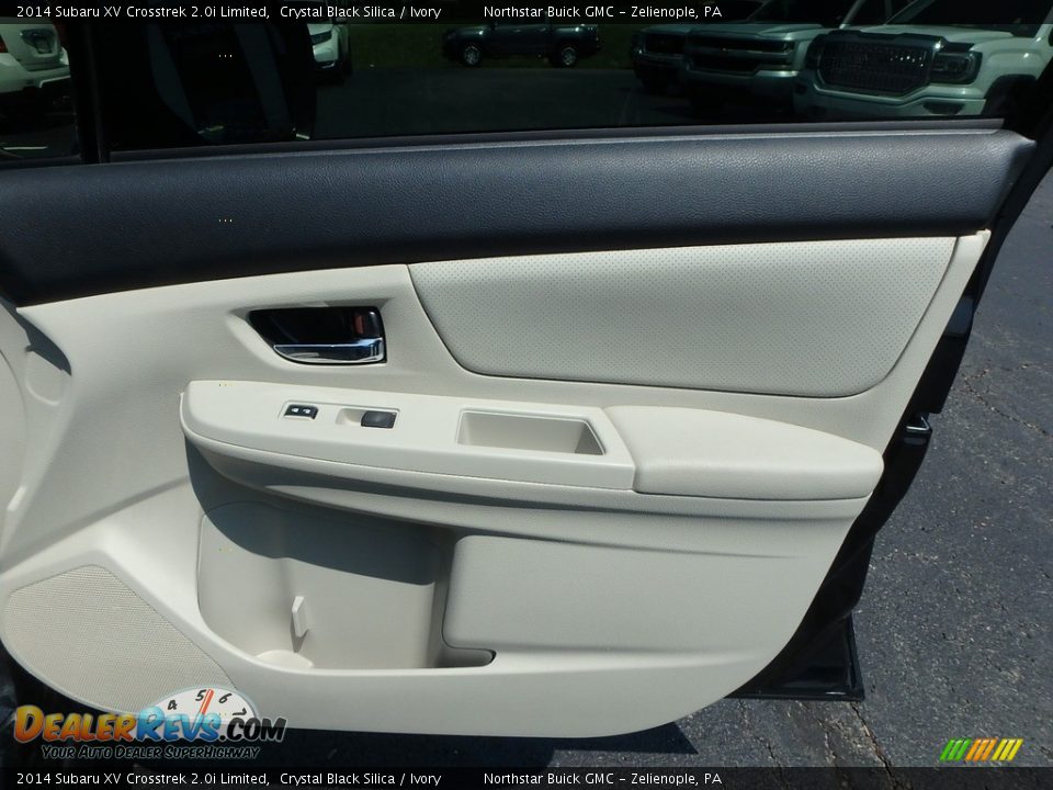 2014 Subaru XV Crosstrek 2.0i Limited Crystal Black Silica / Ivory Photo #7