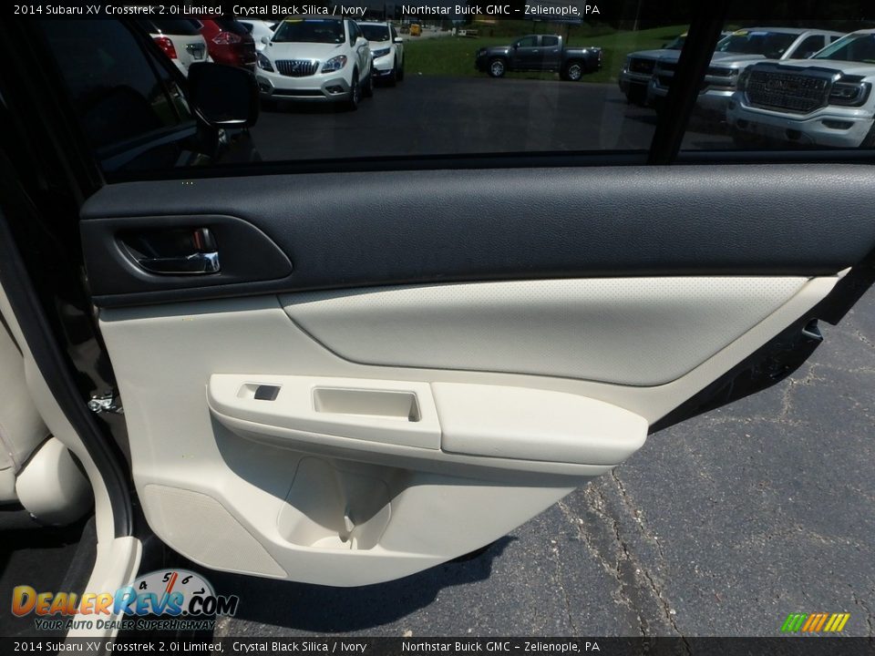 2014 Subaru XV Crosstrek 2.0i Limited Crystal Black Silica / Ivory Photo #8