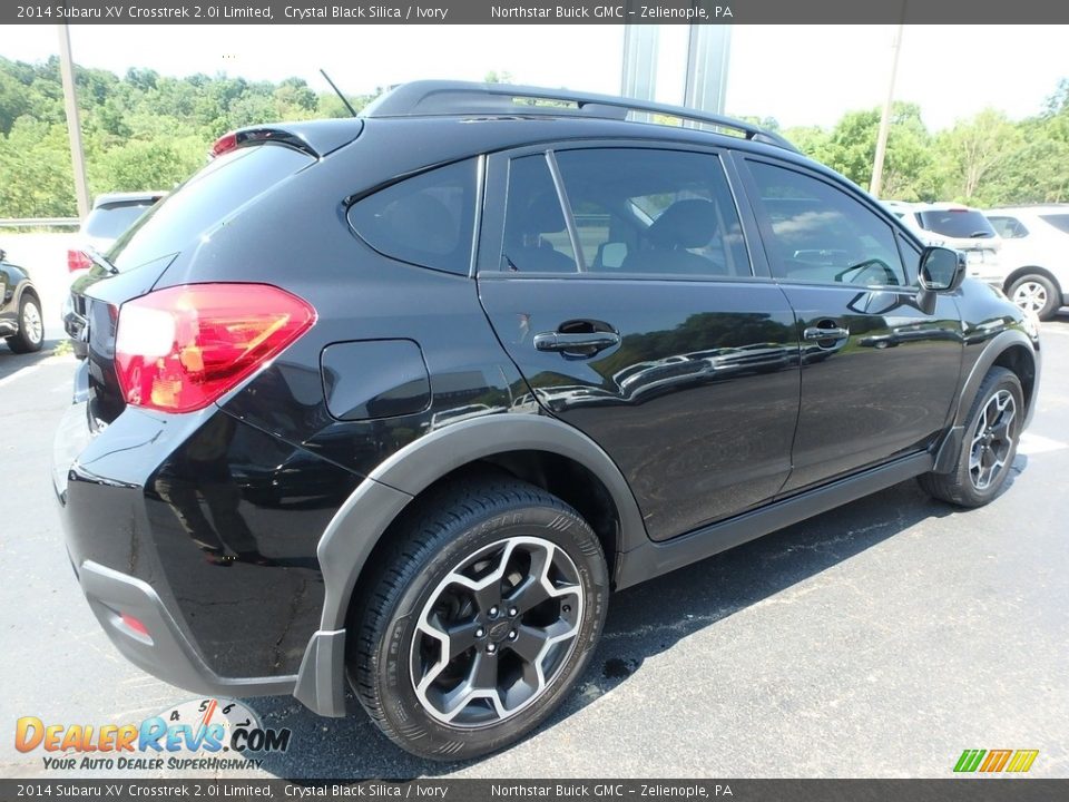 2014 Subaru XV Crosstrek 2.0i Limited Crystal Black Silica / Ivory Photo #9