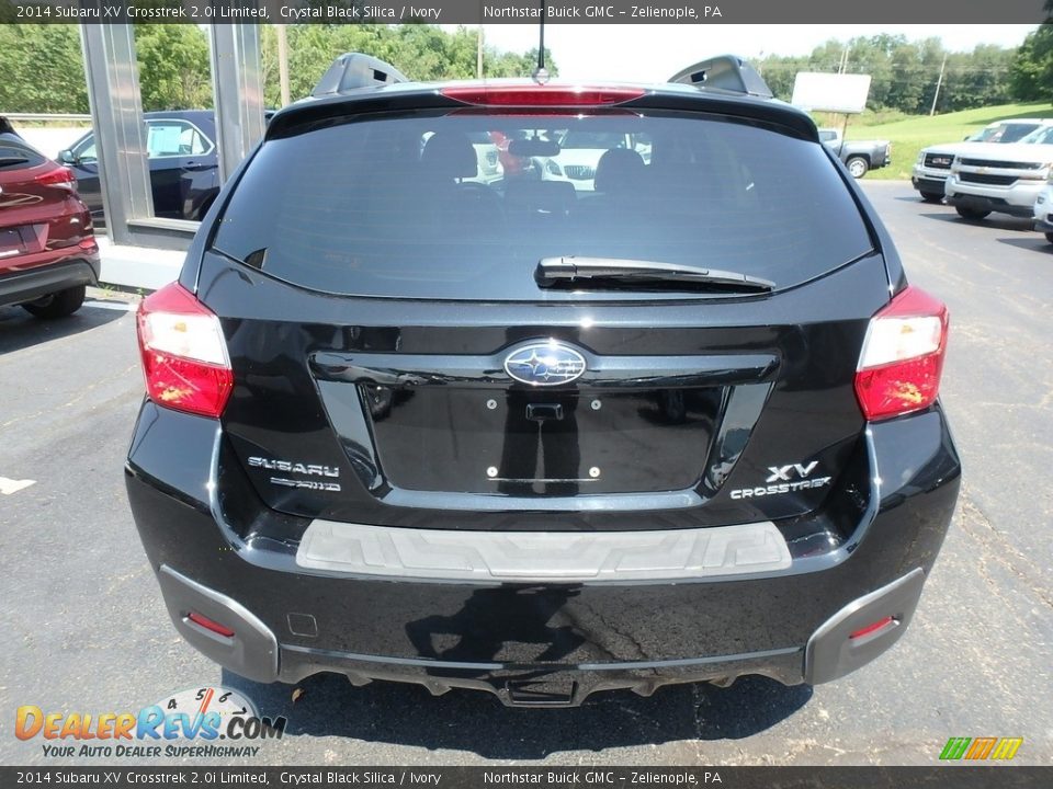 2014 Subaru XV Crosstrek 2.0i Limited Crystal Black Silica / Ivory Photo #10