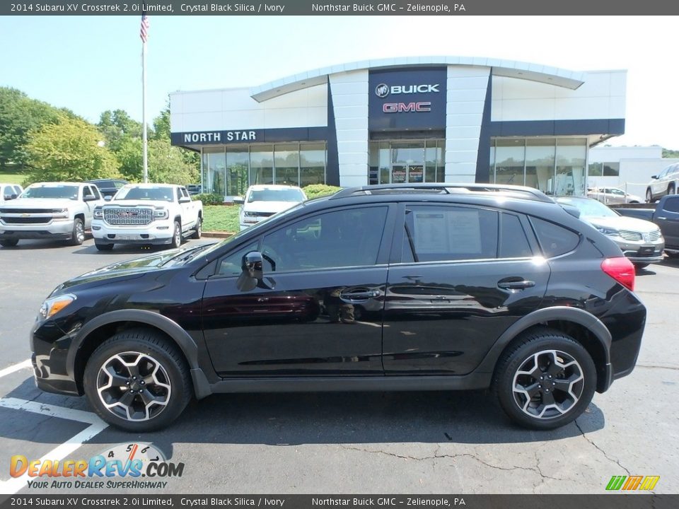 2014 Subaru XV Crosstrek 2.0i Limited Crystal Black Silica / Ivory Photo #13