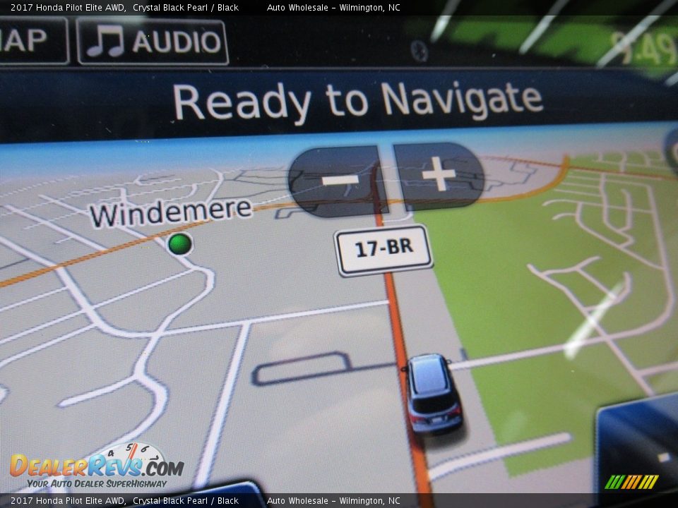 2017 Honda Pilot Elite AWD Crystal Black Pearl / Black Photo #16