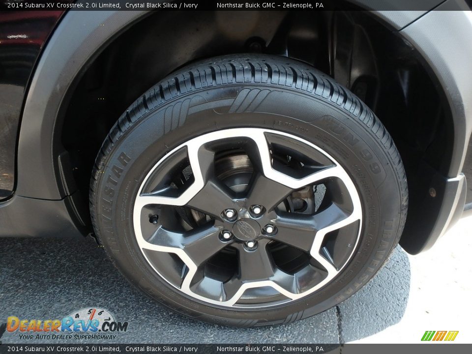 2014 Subaru XV Crosstrek 2.0i Limited Crystal Black Silica / Ivory Photo #14